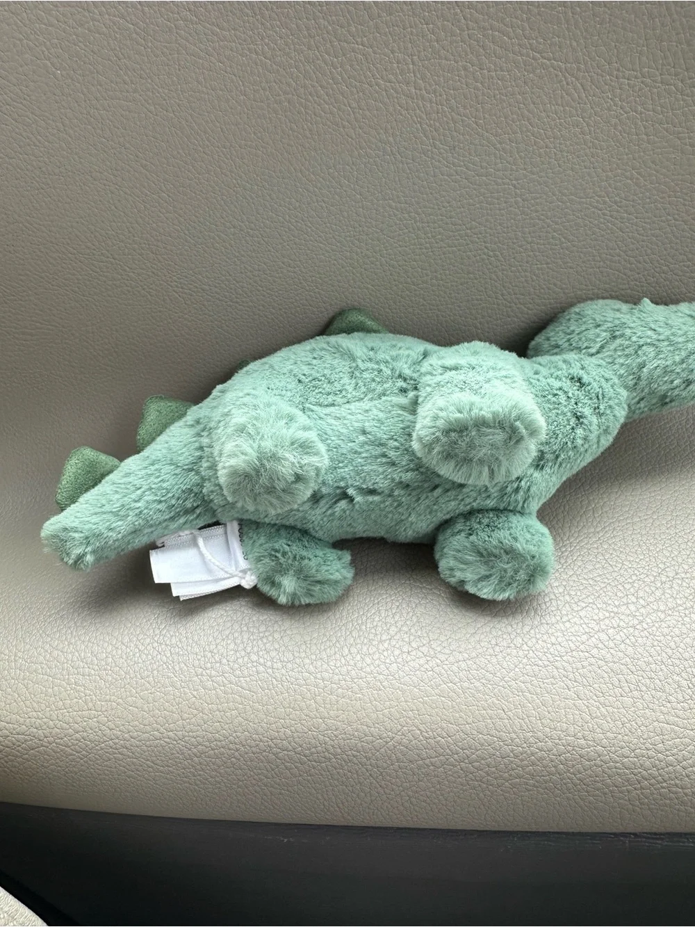 Jellycat Mini Fossilly Stegosaurus Green dinosaur RETIRED SUPER Soft EUC 7”